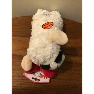 Lamb Chop Pet Squeaker Multipet Plush Dog Toy Adorable Cuddle Chew & Play Fetch